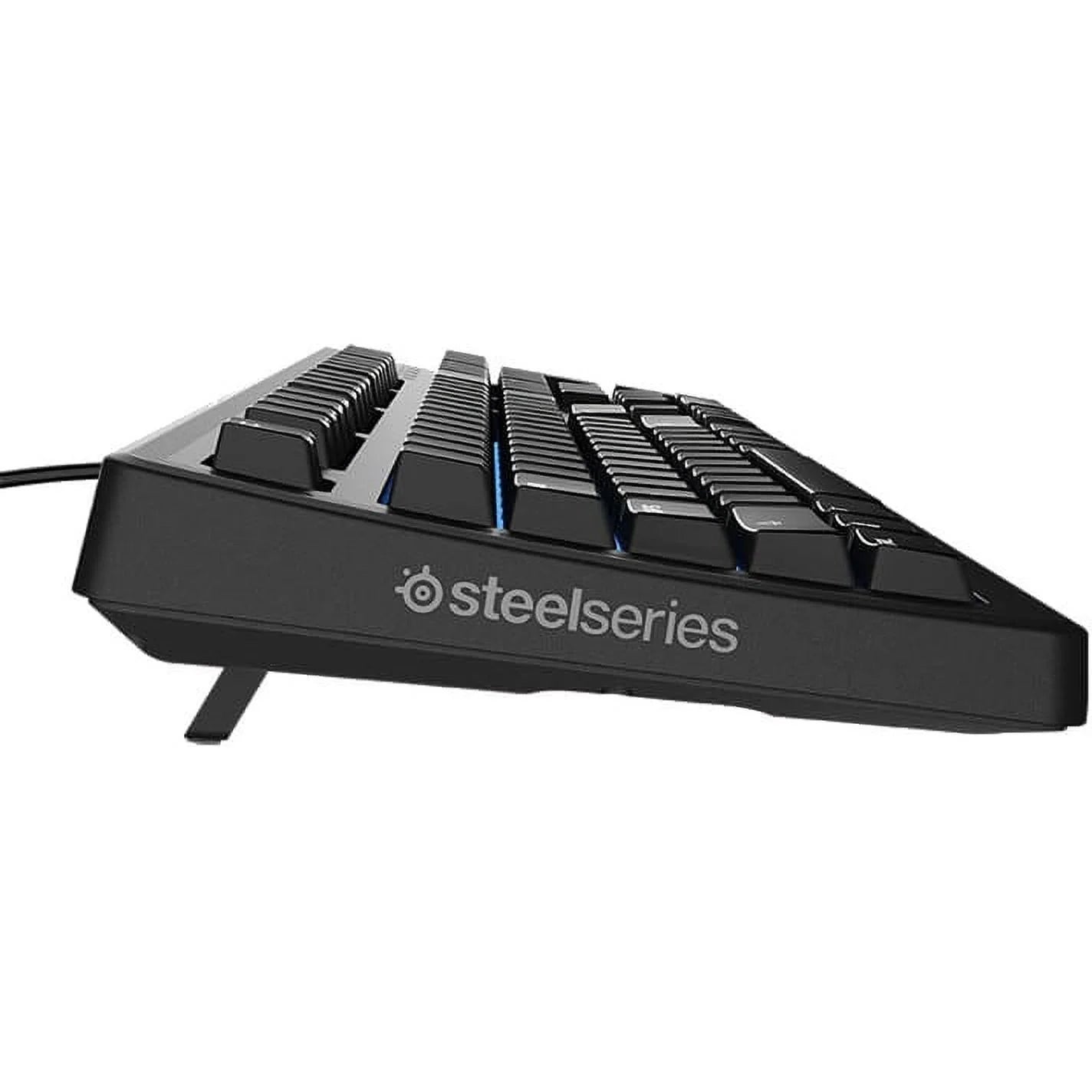 Apex 100 Gaming Keyboard - Tactile & Silent - Blue LED Backlit - Splash Resistant