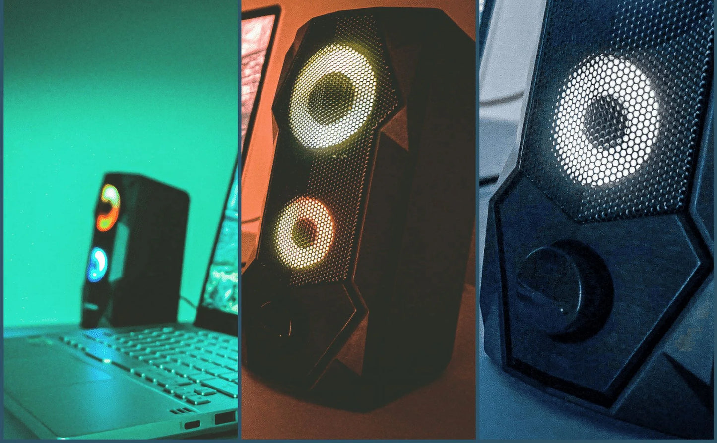 168359 USB Powered RBG Gaming Speakers