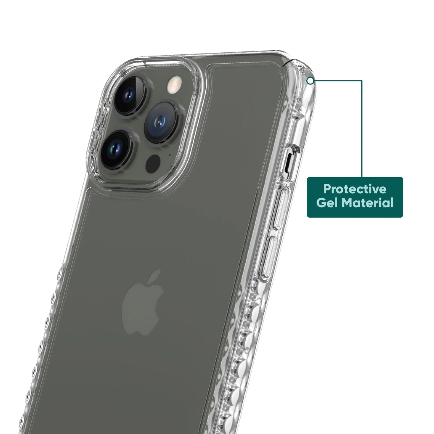 . Protective Gel Phone Case for Iphone 13 Pro Max / Iphone 12 Pro Max - Clear