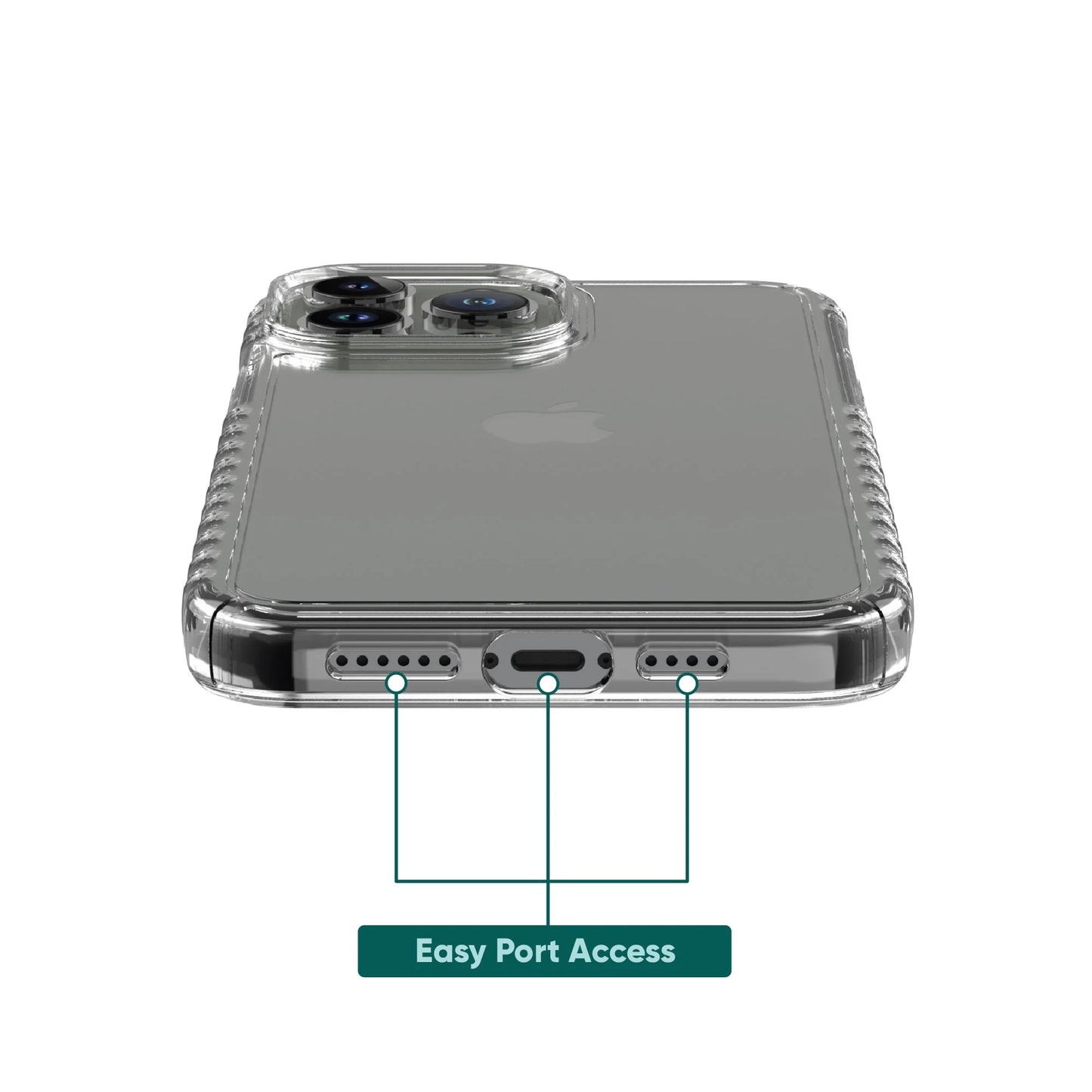 . Protective Gel Phone Case for Iphone 13 Pro Max / Iphone 12 Pro Max - Clear