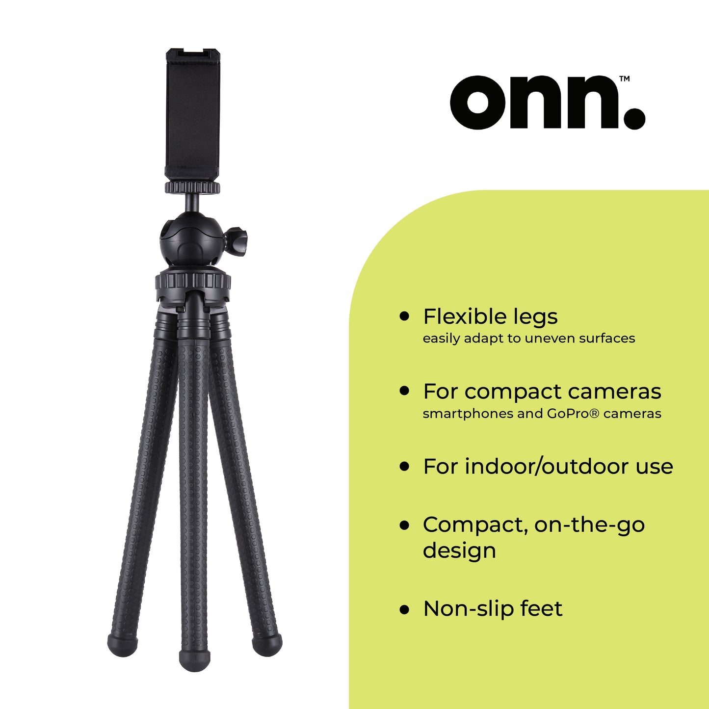 . Adjustable Mini Tripod Stand for Cameras/Gopros/Smartphone Devices