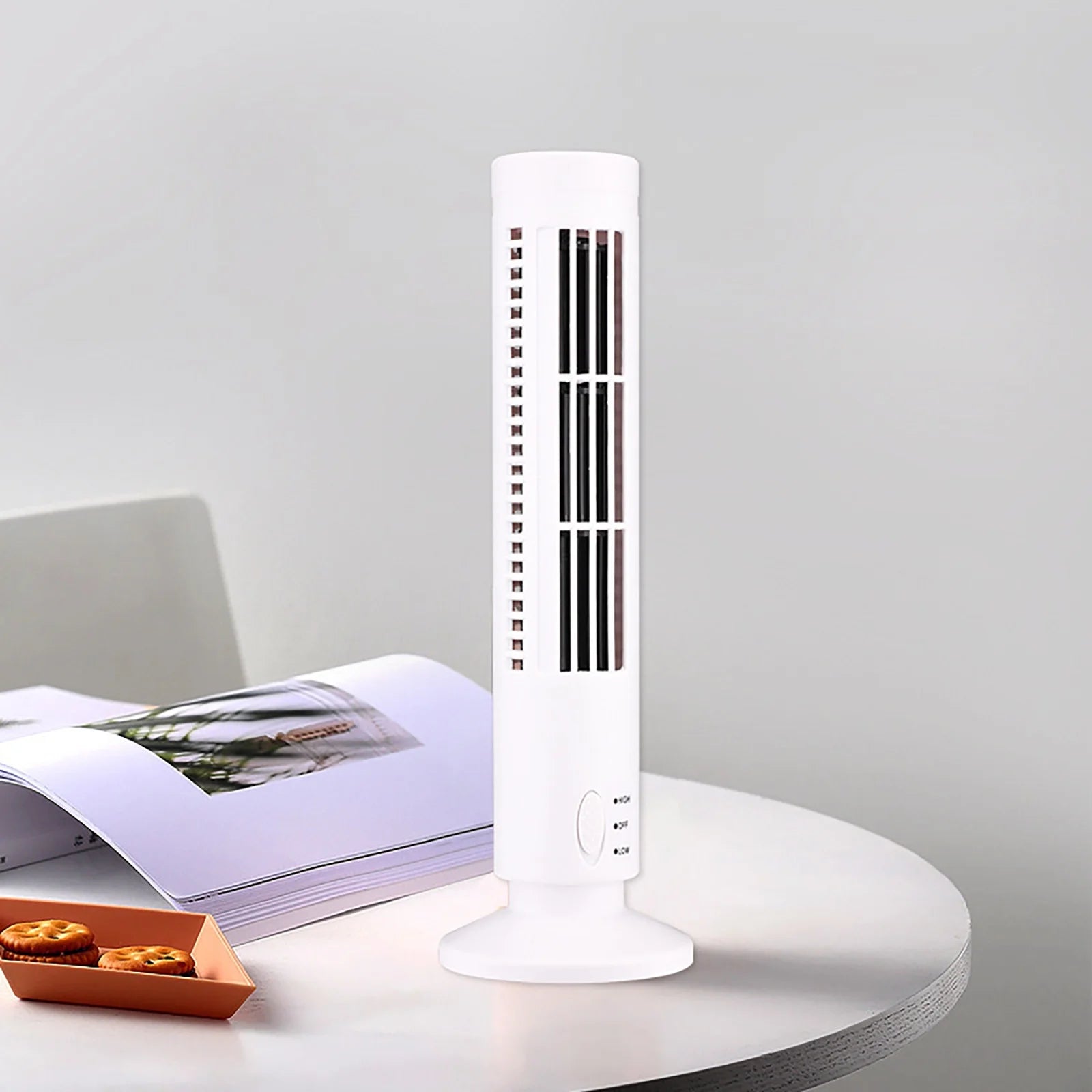 Fan with Remote, 24Ft/S Velocity Quiet Cooling Fan, 90掳 Oscillating Fan with 2 Speeds, 2 Modes, Bladeless Fan, Standing Floor Fans, Black,