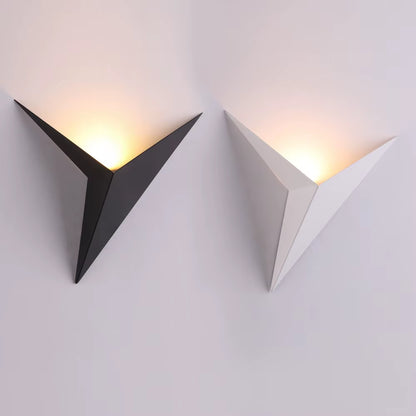 Modern Minimalist Triangle Shape LED Wall Lamps Nordic Style Indoor Wall Lamps Living Room Lights 3W AC85-265V Simple Lighting