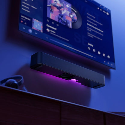 . 20" LED Soundbar with 2 Internal Speakers
