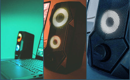 168359 USB Powered RBG Gaming Speakers