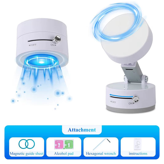 Hot 2025 Mini Vacuum Double Side Magnetic Suction Cup Holder Foldable Kitchen Lazy Phone Bracket for Iphone Android Smartphone