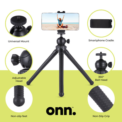 . Adjustable Mini Tripod Stand for Cameras/Gopros/Smartphone Devices
