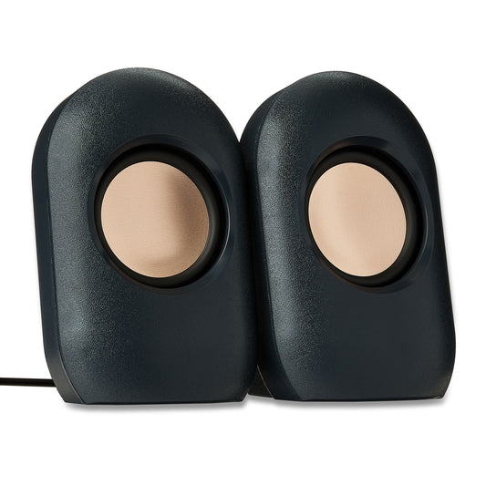 . Stereo Speaker with Volume Controls, 3.6 Ft 3.5Mm Aux with USB Power Cable